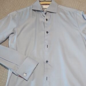 Elegant Sky Blue Dress Shirt